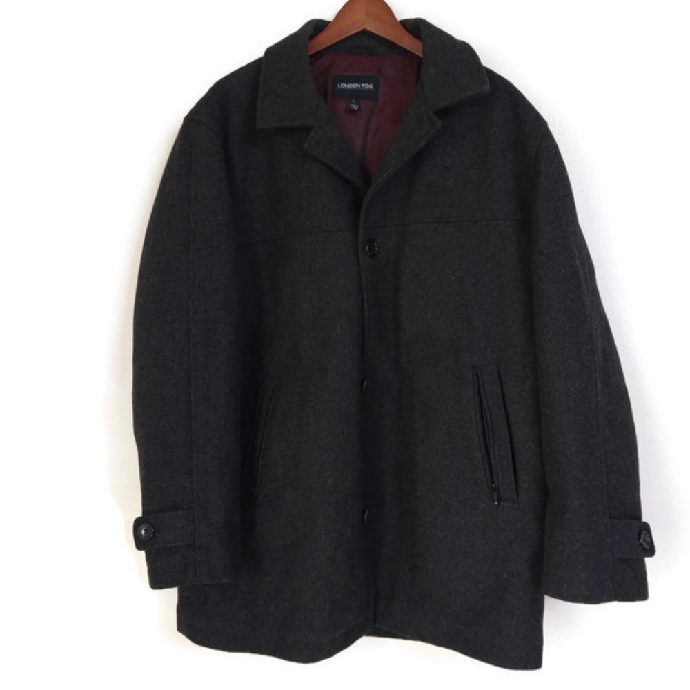London Fog Wool Pea Coat